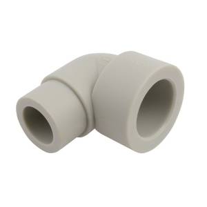Отвод 90° FV-Plast - 25 (под пайку внутренняя/наружная для полипропиленовых труб, цвет серый)