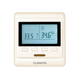 Терморегулятор электронный IQWATT CLIMATIQ PT (цвет слоновая кость)
