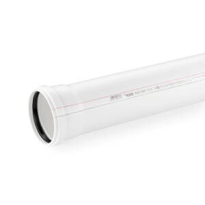 Труба для внутренней канализации REHAU RAUPIANO Plus - D50x1.8 мм, длина 500 мм (цвет белый)